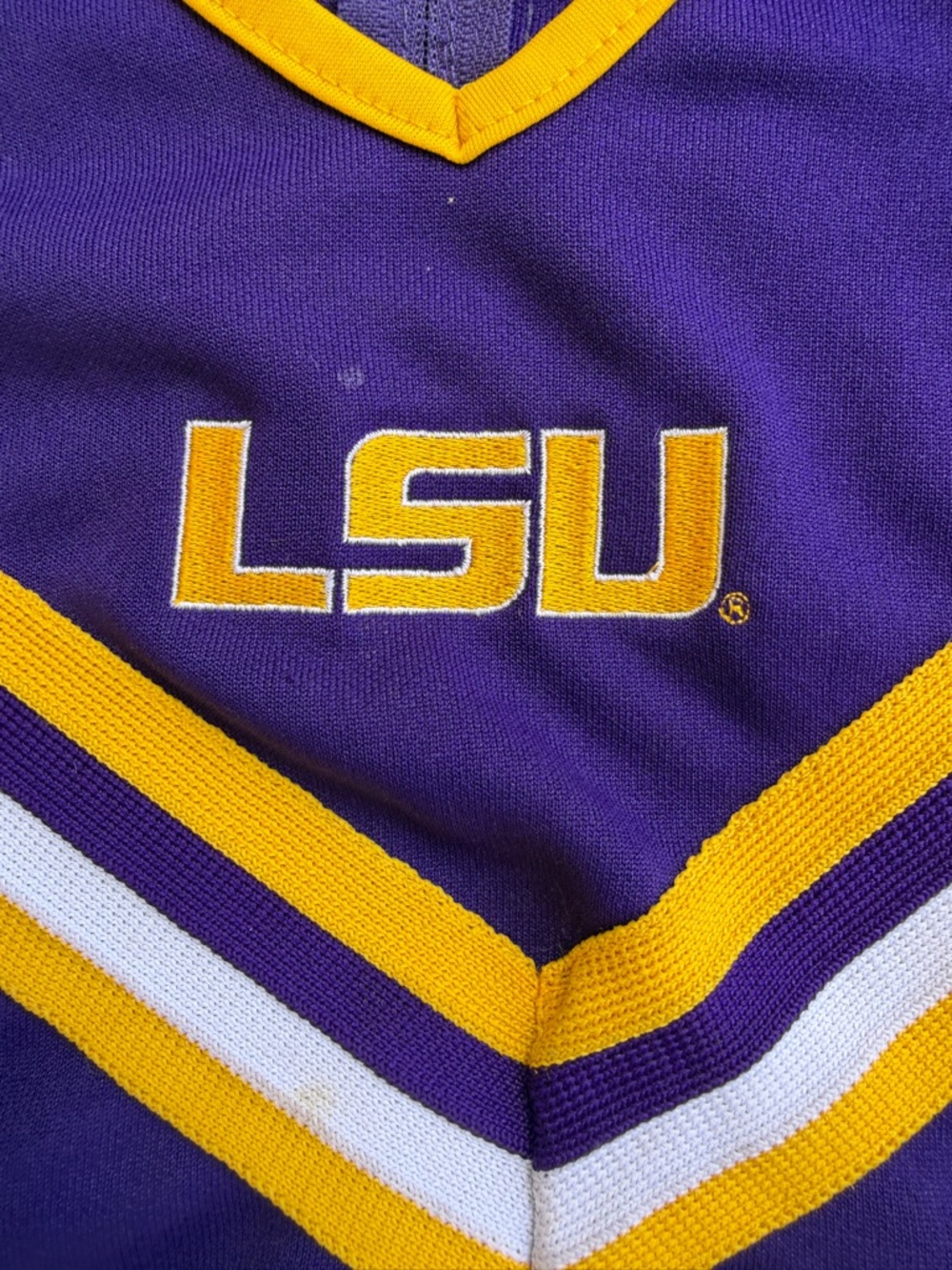 LSU Youth Purple & Gold Cheer Tank Top - Picture 2 of 10